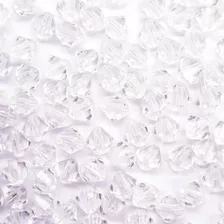 Miçanga Passante Balão Facetado 8mm Cristal 1000un 500g Biju