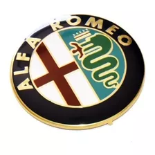 Emblema Alfa Romeo Aluminio 74mm Capô Porta Mala 145 147 156