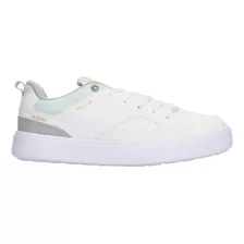 Tenis Casual Color Blanco Con Cintas Para Hombre