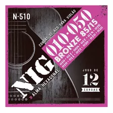 Cuerdas Para Guitarra De 12 Nig N510