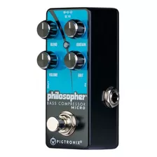 Pedal Efecto Bajo Pigtronix Philosopher Bass Comp Micro Btq 