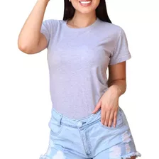 Camisetas Feminina Camisas Malha 100% Algodão Cores Tops!!!
