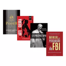 48 Leis Do Poder+ Manual Persuasão Do Fbi+ Principe+ Arte Gu