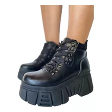 Bota Borcego Mujer Con Plataforma Alta Y Alpinos! 2024!