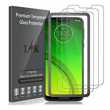 [3 Unidades] Protector De Pantalla Para Motorola Moto G7 Po