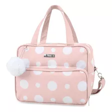 Bolsa Maternidade Pompom M Rosa - Hug B8902