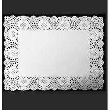 Toalha Rendada Retangular 25x35 (doilies) - 20 Peças