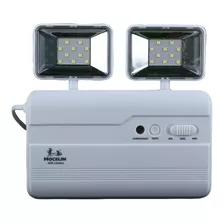 Luminária Emergência 600 Lumens Aprovado Bombeiro 2 Farol 110/220v Comercial Industrial Residencial Lanterna Camping