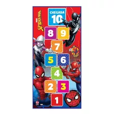 Tapete De Atividades Spiderman Amarelinha Disney 3001 Lider