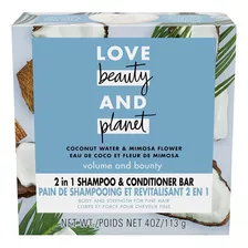 Love Beauty And Planet Volume And Bounty 2 In 1 Shampoo And.