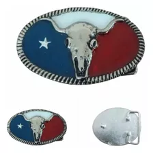 Hebilla De Metal Chapon Texas Modelo Exclusivo 8,5 X 5,5