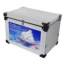 Caixa Térmica Cooler 64 Litros Interior Inox