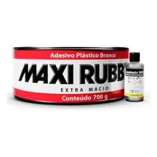 Massa Adesivo Plástico Branco Maxi Rubber 700g C Catalisador