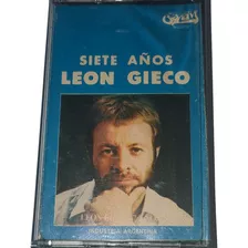 Cassette Leon Gieco Siete Años Supercultura 