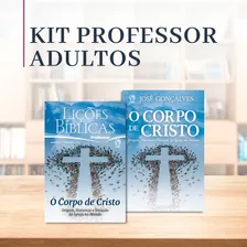 Kit De Lições Bíblicas Adulto Ebd 01 Professor + 01 Livro De Apoio 1trimestre 2024 Cpad