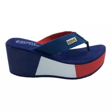 Sandalias Plataformas Para Mujer 195 Multicolor