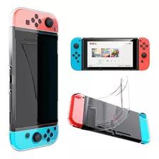 Capa Tpu Proteção Macio Case Joycon Nintendo Switch V1 Ou V2