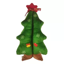 Árvore Natal Pelúcia Plush Fofinha Enfeite 25cm