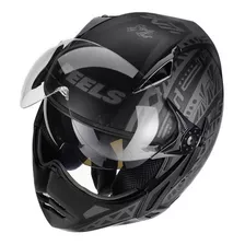 Capacete Moto Peels Mirage Nazka Preto Grafite Tamanho Do Capacete M (57/58)