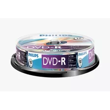 Dvd-r Philips 16 X Pack X 10 Unidades Sellados