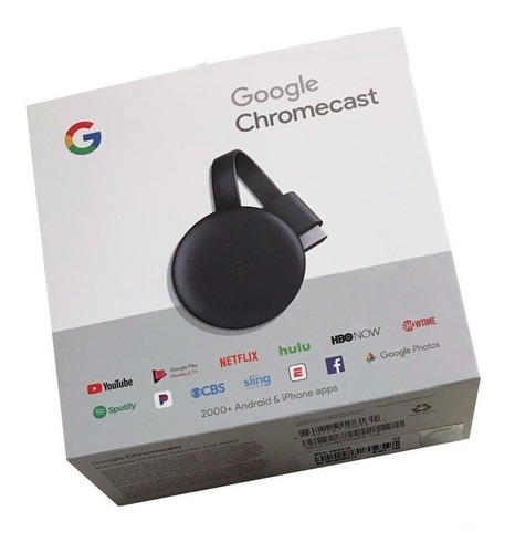 Google Chrome Cast 3 Gen Hdmi Wifi Dual Chromecast S/fuente