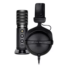 Kit Beyerdynamic Micrófono Estudio Fox+auriculares Dt770pro