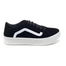 Zapatillas Mujer Black Colores Blancas Plataforma Comodas