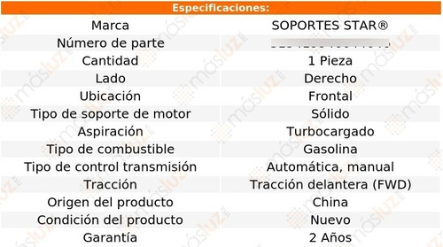 1) Soporte Motor Del Der 9-5 2.0l 4 Cil Aut, Std Turbo 11 Foto 2