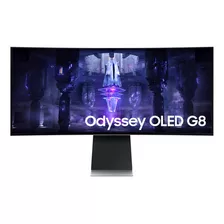 Monitor Gaming Curvo Samsung G85sb 34 Oled Wqhd 0,03ms Color Silver