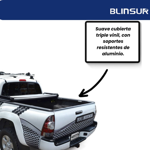  Tapa Plegable Toyota Hilux 05-15 Caja 5' Big Country  Foto 2