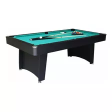 Mesa De Billar Multifunción Solex 91749-sr De 84 X 46.5 X 31 Color Negro Con Superficie De Juego De Piedra Pizarra, Paño Verde