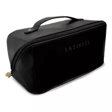 Necessaire Feminina Organizador Maquiagem Viagem Blogueira Laziness Cor Preto