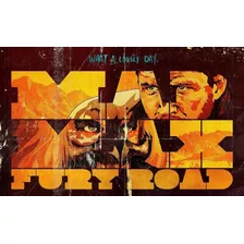 Poster Vintage - Mad Max Fury Road 30x50cm Plastificado