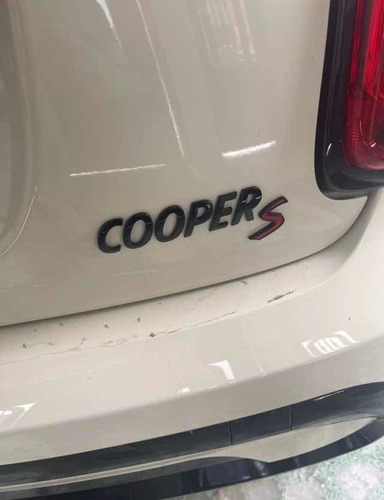 Emblema Mini Cooper S Negro / Rojo 2022 2021 2020 2019 2018 Foto 3