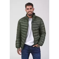 Campera Importada Hombre Bravo Pekin Verde T. S Al 4xl