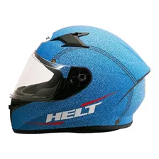 Capacete Integral Para Moto Helt Street Polar Jeans