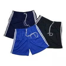 Kit 3 Calção Shorts Plus Size Futebol Academia M Ao G5 List