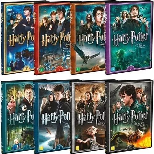 Dvd Coleção Harry Potter 8 Filmes Dublado E Legendado