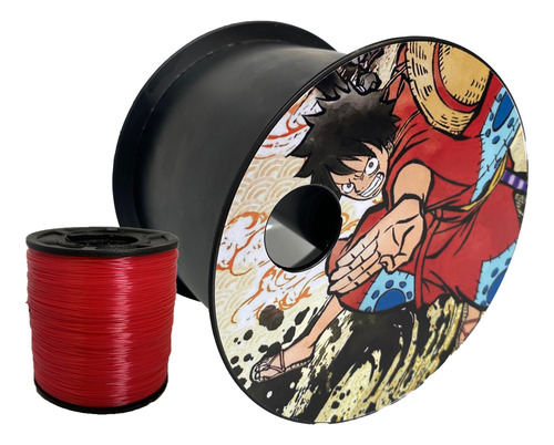 FujiCopy Carretilha Carretel de pipa média 15cm linha nylon