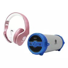 Paq. Audífonos Bluetooth + Bocina Bazooka Bt228 Select Sound