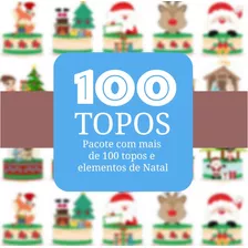 Pacote Topos De Bolo De Natal Arquivos Silhouette Studio