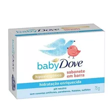 Sabonete Em Barra Hidratação Enriquecida Baby Dove 75g