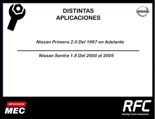 Kit Embrague Competicin Nissan Primera 2.0 1997 En Adelante Foto 3