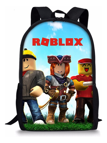 Roblox Mochila Bolsa Escolar Crianças Mochila Cartoon Mochila dos Desenhos  Animados