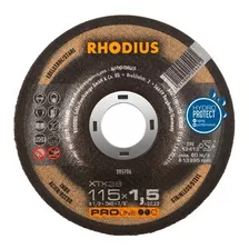 Disco De Corte Inox Xtk38 115 X 1.5 Rhodius X 5 Unds 