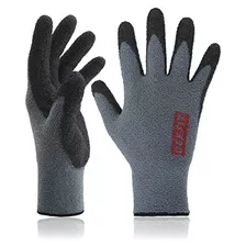 Guantes De Trabajo De Construcción De Color Gris