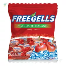 Bala Dura Freegells Sabor Cereja Kit Promo C/ 6 Pct 584g