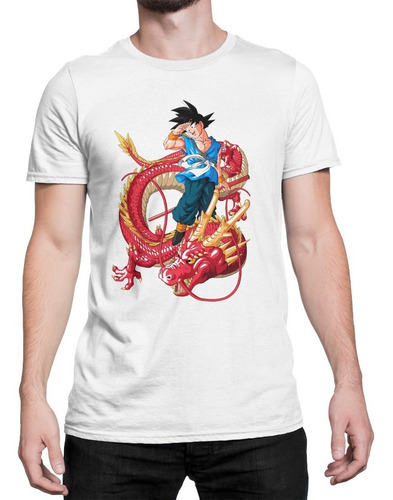 Polera Estampada Adulto Dama Super Goku Polera Estampada Adulto Dama Super Goku