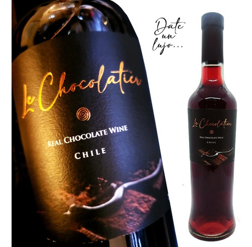 3 Botellas 375ml Vino De Chocolate Le Chocolatier, Chile