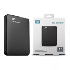 Disco Rigido Externo Wd Elements 1tb 2.5 Usb 3.0